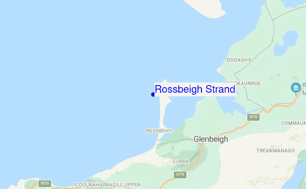 Rossbeigh Strand location map