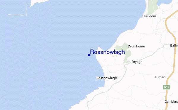 Rossnowlagh location map