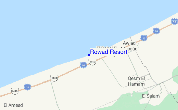 Rowad Resort location map