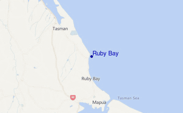 Ruby Bay location map