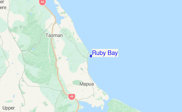 Ruby Bay location map