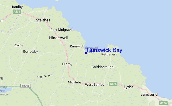 Runswick Bay location map