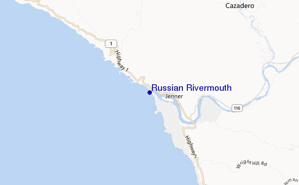 Russian Rivermouth location map