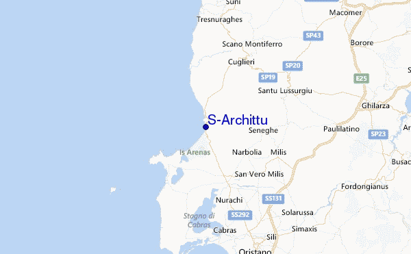 S'Archittu Location Map