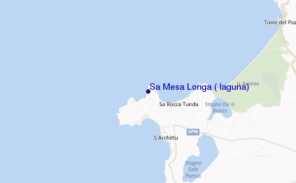 Sa Mesa Longa ( laguna) location map