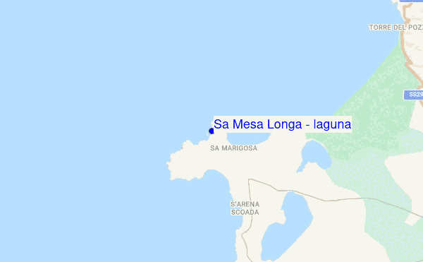 Sa Mesa Longa ( laguna) location map