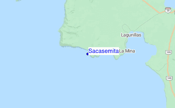 Sacasemita location map