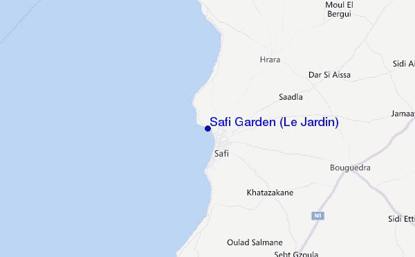 Safi Garden (Le Jardin) Location Map