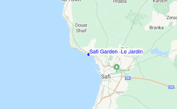 Safi Garden (Le Jardin) location map