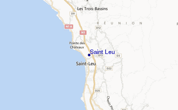 Saint Leu location map