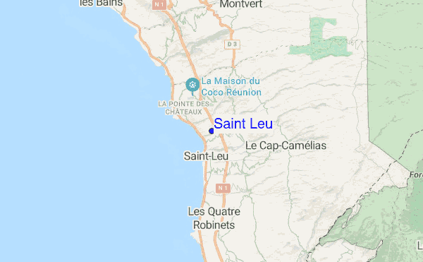 Saint Leu location map