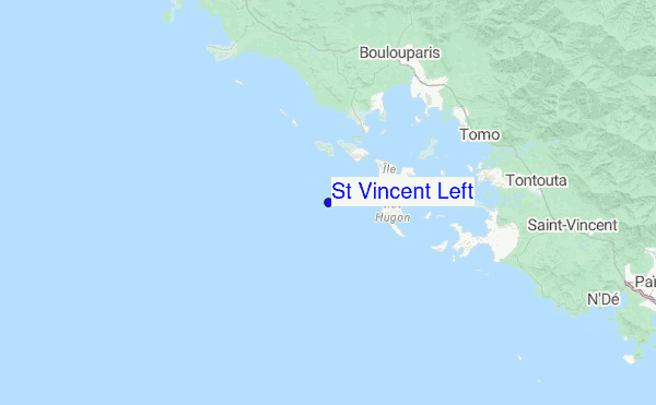 St Vincent Left Location Map