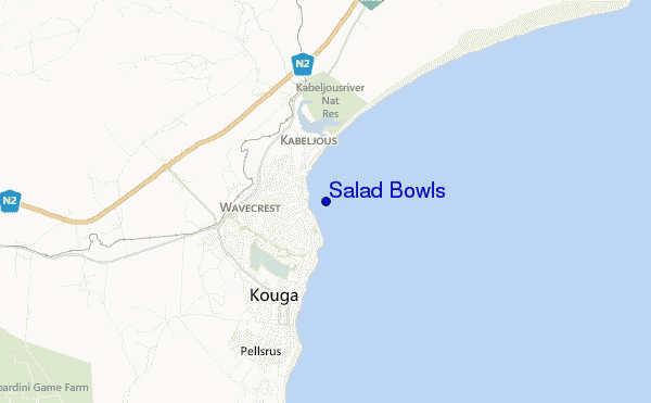 Salad Bowls location map