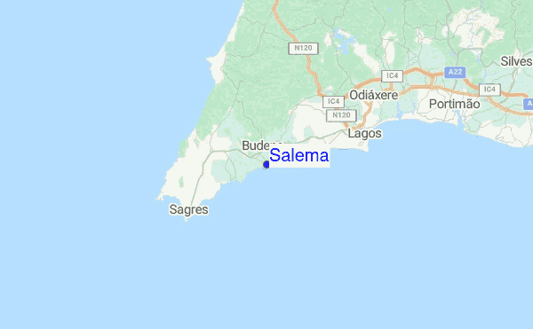 Salema Location Map