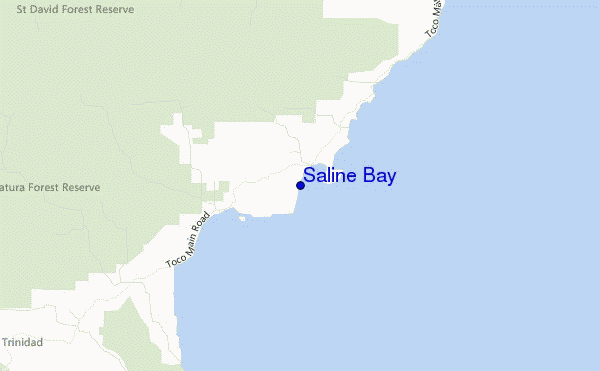 Saline Bay location map