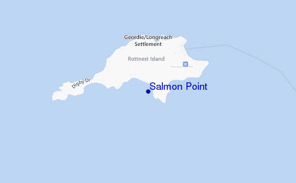 Salmon Point location map