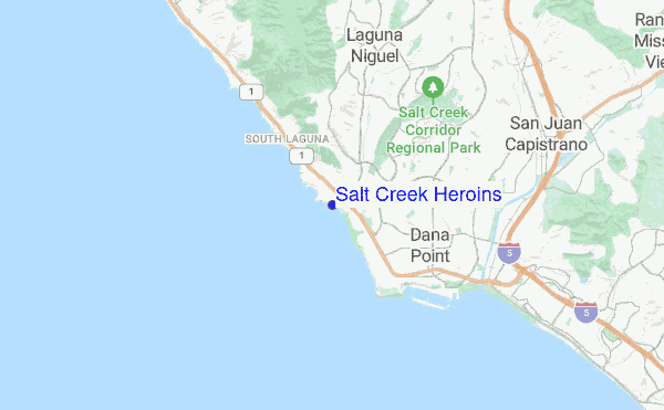 Salt Creek Heroins location map