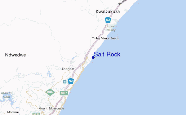 Salt Rock Location Map