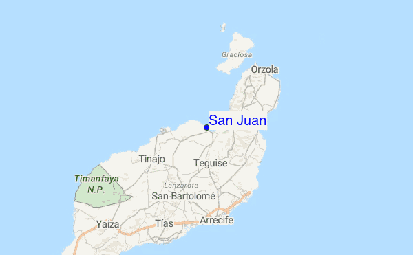 San Juan Location Map
