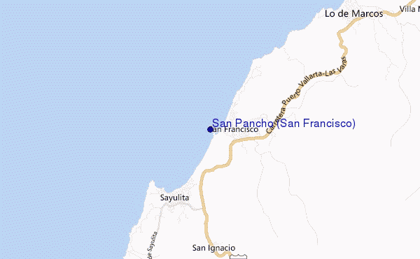 San Pancho (San Francisco) location map