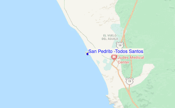 San Pedrito (Todos Santos) location map