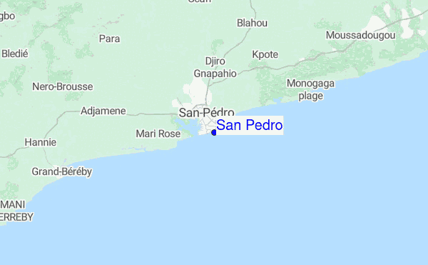 San Pedro Location Map