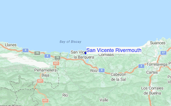 San Vicente Rivermouth Location Map