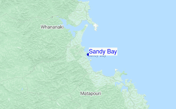 Sandy Bay location map