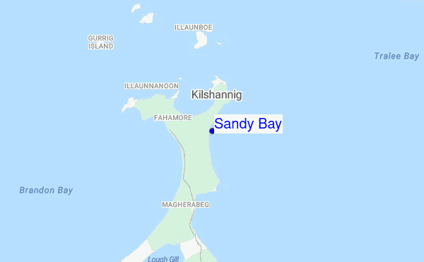 Sandy Bay location map