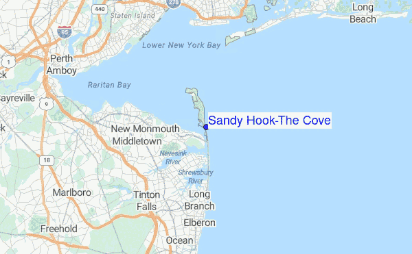 Sandy Hook The Cove Surf Forecast And Surf Reports New Jersey Usa