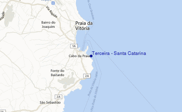 Terceira - Santa Catarina location map