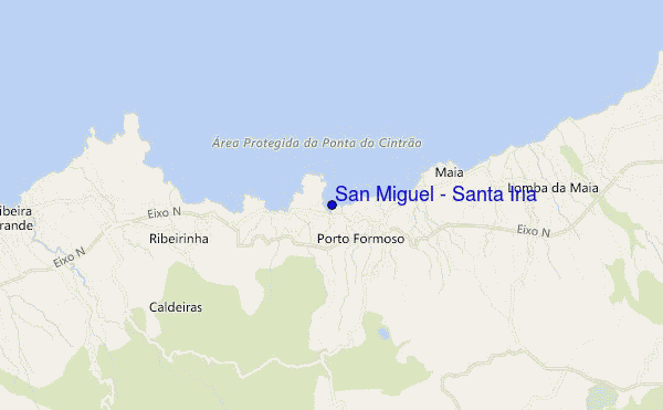 San Miguel - Santa Iria location map