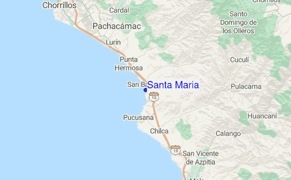 Santa Maria Location Map