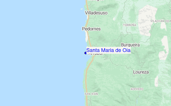 Santa Maria de Oia location map