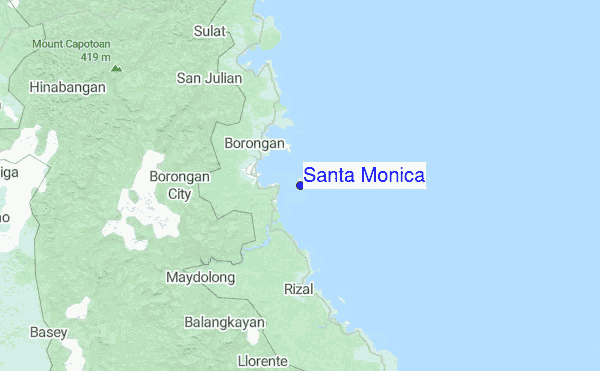 Santa Monica Location Map