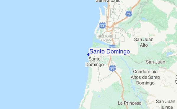 Santo Domingo location map