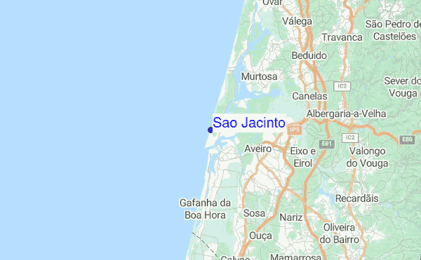 Sao Jacinto Location Map