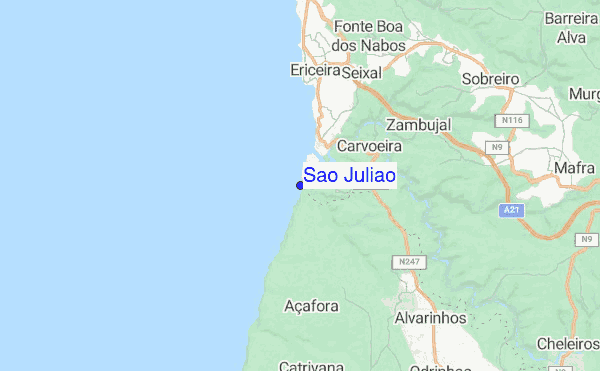 Sao Juliao location map