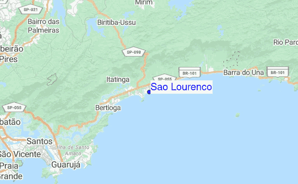 Sao Lourenco Location Map