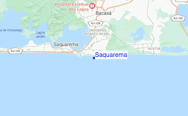 Saquarema location map