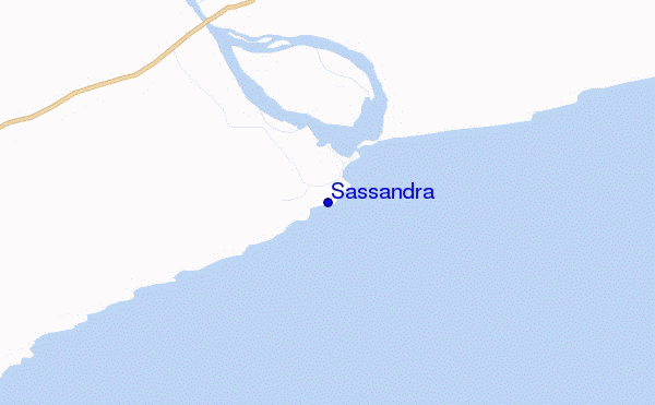 Sassandra location map