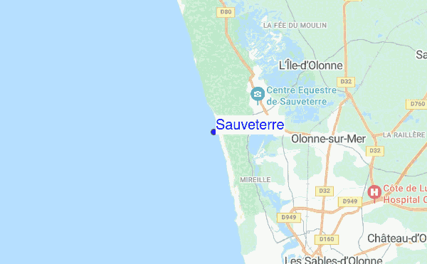 Sauveterre location map