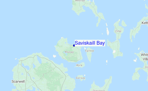 Saviskaill Bay Location Map