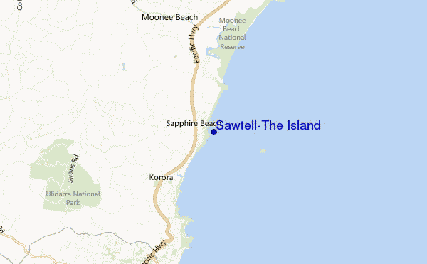 Sawtell the island.12
