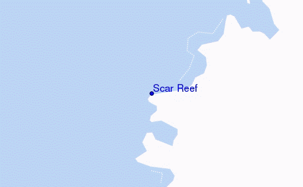 Scar Reef location map