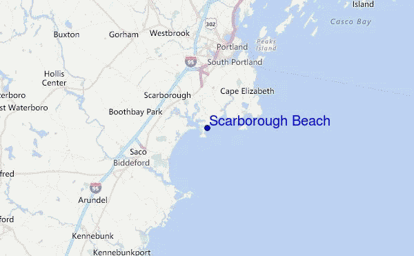 Scarborough Beach Location Map