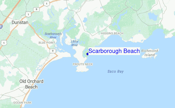 Scarborough Beach location map