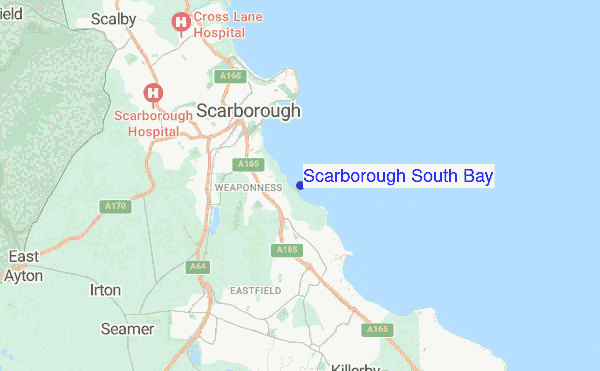 Scarborough South Bay location map