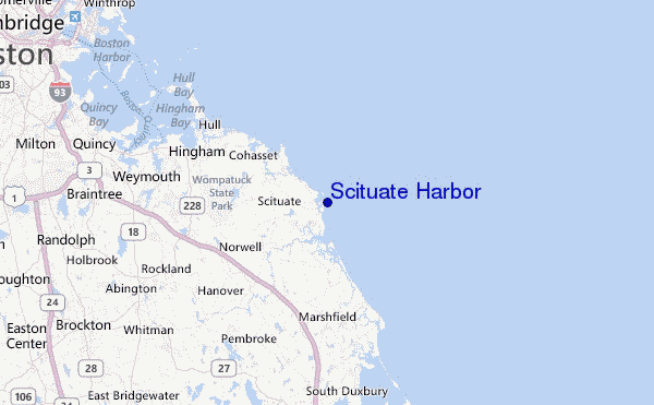 Scituate Harbor Location Map