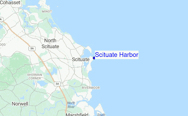 Scituate Harbor location map